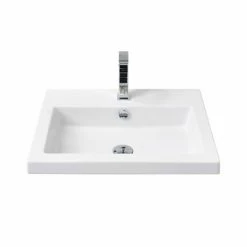 Miller - 605mm Rectangular Bowl Ceramic Basin - 110W1