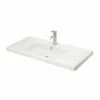 Miller - 1005mm Rectangular Bowl Ceramic Basin - 113W1 1 Miller - 1005mm Rectangular Bowl Ceramic Basin - 113W1 -Miller Sales Store 113W1 P