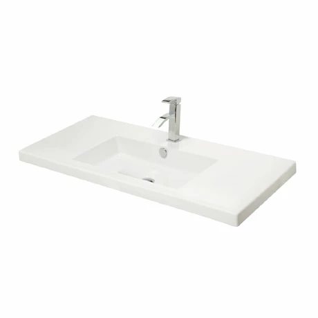Miller - 1005mm Rectangular Bowl Ceramic Basin - 113W1 Miller - 1005mm Rectangular Bowl Ceramic Basin - 113W1 -Miller Sales Store 113W1 P