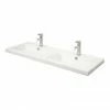 Miller - 1210mm Rectangular Bowl Double Ceramic Basin - 115W1 1 Miller - 1210mm Rectangular Bowl Double Ceramic Basin - 115W1 -Miller Sales Store 115W1 P