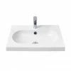 Miller - 600mm Oval Bowl Ceramic Basin - 124W1 1 Miller - 600mm Oval Bowl Ceramic Basin - 124W1 -Miller Sales Store 124W1 P
