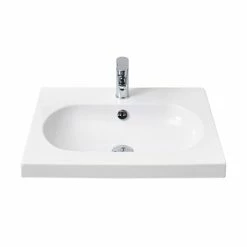Miller - 600mm Oval Bowl Ceramic Basin - 124W1