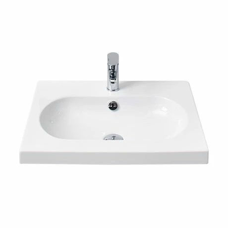 Miller - 600mm Oval Bowl Ceramic Basin - 124W1 Miller - 600mm Oval Bowl Ceramic Basin - 124W1 -Miller Sales Store 124W1 P