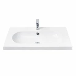 Miller - 800mm Oval Bowl Ceramic Basin - 125W1