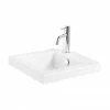 Miller - 405mm Ceramic Basin With Right Hand Tap Hole - 165W1 2 Miller - 405mm Ceramic Basin With Right Hand Tap Hole - 165W1 -Miller Sales Store 165W1 P