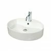 Miller - 550mm Oval Countertop Ceramic Basin - 173W1 2 Miller - 550mm Oval Countertop Ceramic Basin - 173W1 -Miller Sales Store 173W1 P