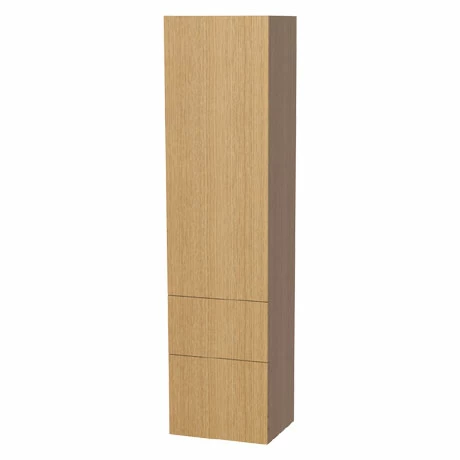 Miller - New York Tall Cabinet with Door Storage & Drawers - Oak Miller - New York Tall Cabinet With Door Storage & Drawers - Oak -Miller Sales Store 295OAKHANDLH P