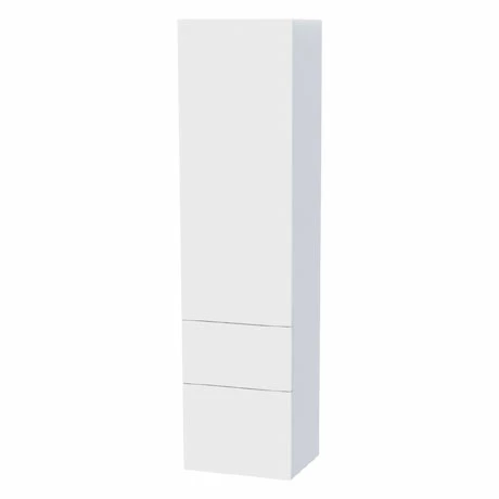 Miller - New York Tall Cabinet with Door Storage & Drawers - White Miller - New York Tall Cabinet With Door Storage & Drawers - White -Miller Sales Store 295WHIHANDLH P