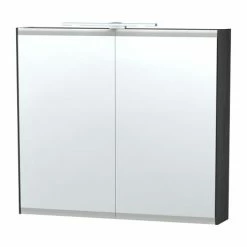 Miller - London 80 Mirror Cabinet - Black - 54-4