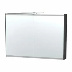 Miller - London 100 Mirror Cabinet - Black - 55-4