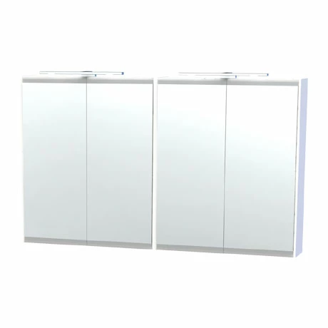 Miller - London 120 Mirror Cabinet - White - 56-2 Miller - London 120 Mirror Cabinet - White - 56-2 -Miller Sales Store 56 2 P