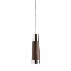 Miller - Classic Chrome And Dark Oak Conical Light Pull - 699C