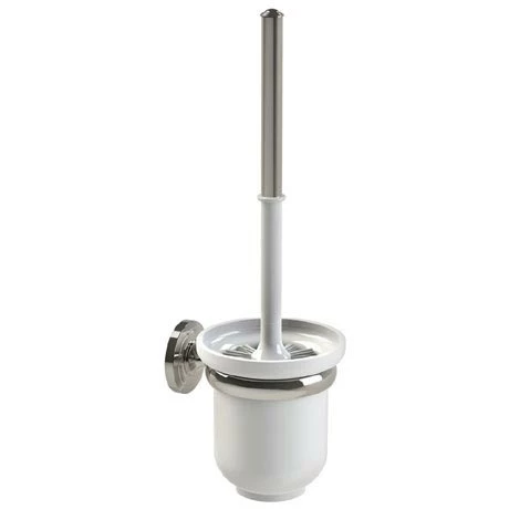 Miller Oslo Polished Nickel Toilet Brush Set - 8021MN