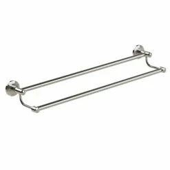 Miller Oslo Polished Nickel Double Towel Rail - 8027MN