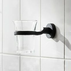 Miller Bond Black Tumbler & Holder - 8703B