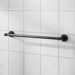 Miller Bond 495mm Black Towel Rail - 8706B
