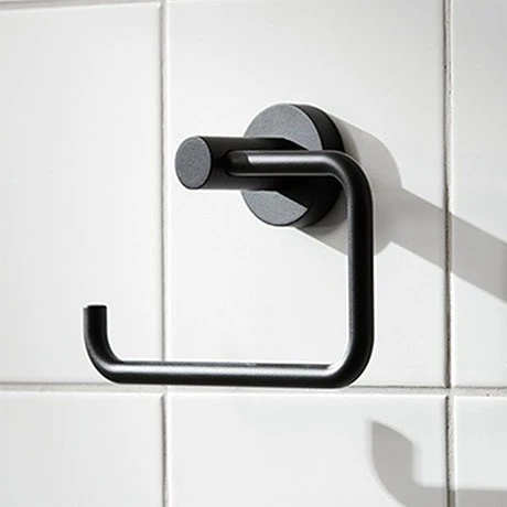 Miller Bond Black Toilet Roll Holder - 8710B Miller Bond Black Toilet Roll Holder - 8710B -Miller Sales Store 8710B P