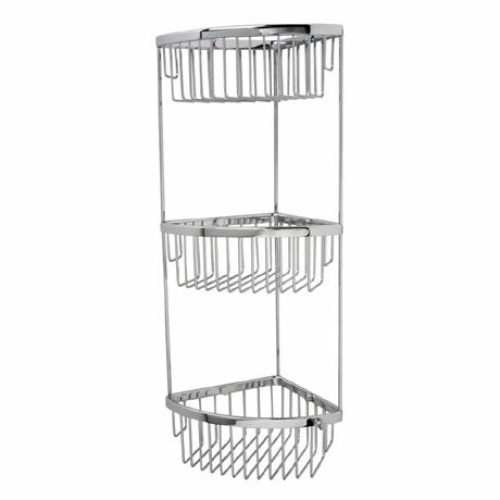 Miller - Classic 3-Tier Corner Shower Basket - 875C