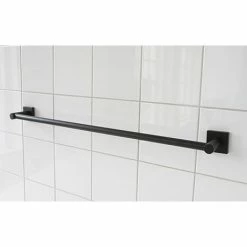 Miller Atlanta 645mm Matt Black Towel Rail - 8816B