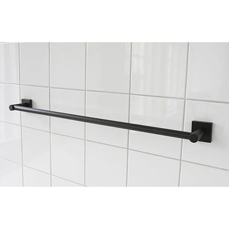 Miller Atlanta 645mm Matt Black Towel Rail - 8816B Miller Atlanta 645mm Matt Black Towel Rail - 8816B -Miller Sales Store 8816B P