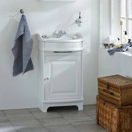 Miller - Traditional 1903 50 Single Door Vanity Unit With Ceramic Basin - Image 4