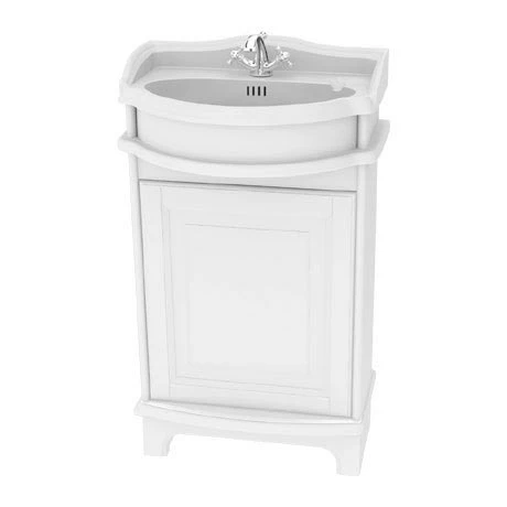 Miller - Traditional 1903 50 Single Door Vanity Unit With Ceramic Basin